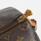 Louis Vuitton Speedy 35 Monogram Brown Boston Hand Bag M41524 Used 08E104070012