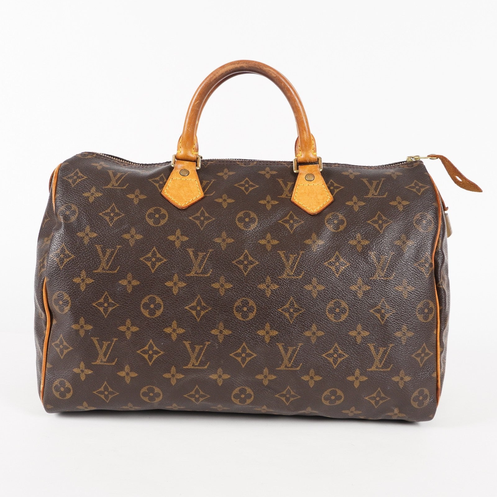 Authentic Louis Vuitton Monogram Speedy 35 M41524 Handbag 03A096063206