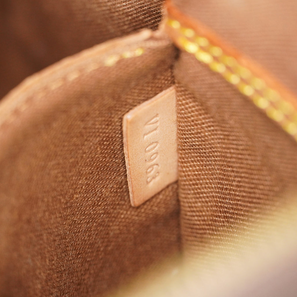 Louis Vuitton Alma PM Monogram Canvas Brown Handbag M51130 Vtg Used 08A242860003