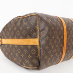 LOUIS VUITTON Keepall 50 Monogram Boston Bag Brown vintage M41426 06E133300010