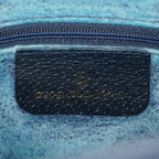 Gucci Vintage GG Supreme Sherry Web Mini Boston Bag Navy Leather 07E043410017