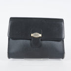 Christian Dior Vintage Leather Shoulder Bag Black Classic Handbag XY230