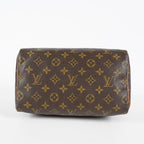 Louis Vuitton Monogram Speedy 25 Boston Handbag Brown Canvas M41528 07E057150029