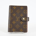 Louis Vuitton Monogram Agenda PM Day Planner Cover Ring Notebook 09M09793101