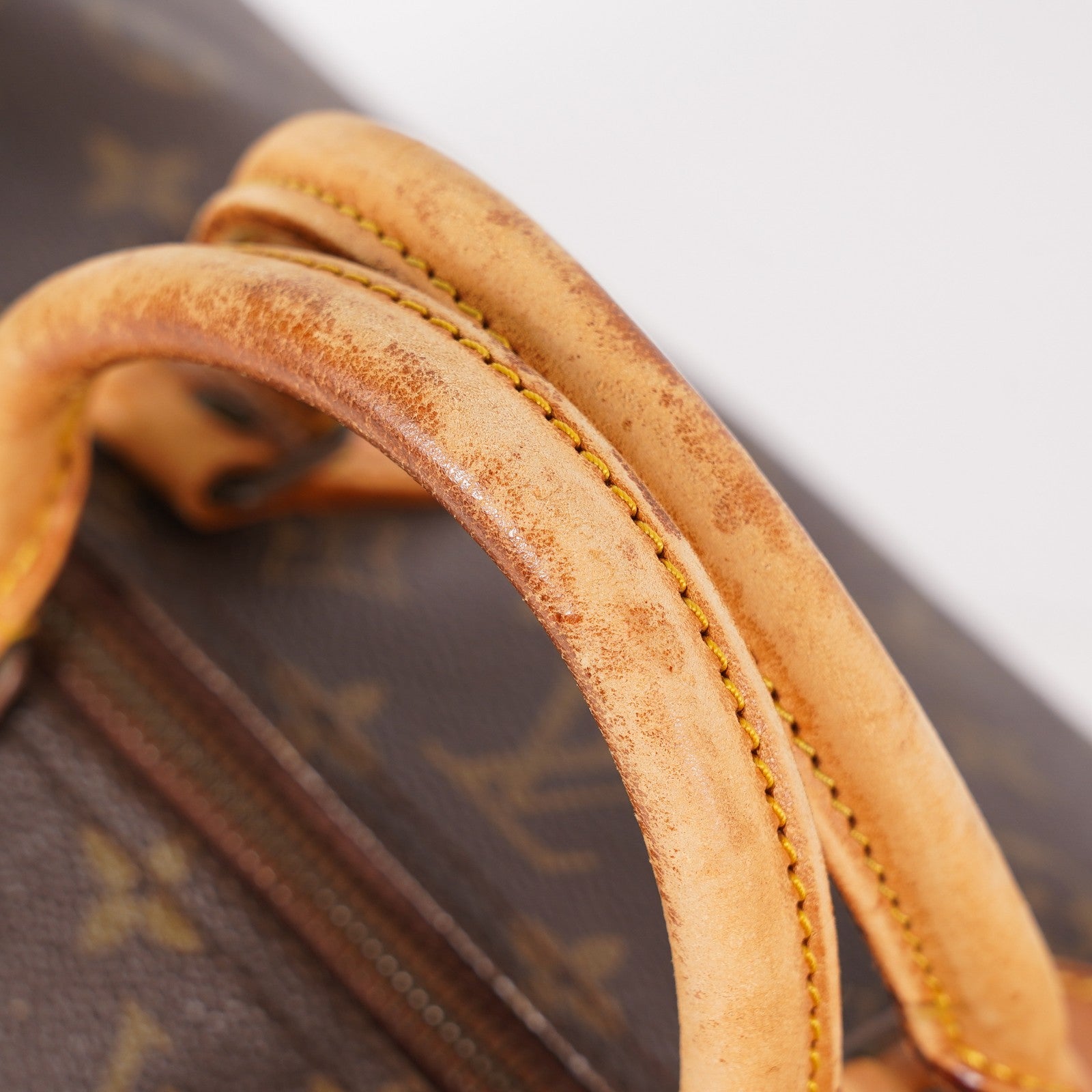 Louis Vuitton Monogram Speedy 40 M41522 Boston Hand Bag Brown Used 07E364180002