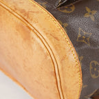 Louis Vuitton Montsouris MM Monogram Canvas Backpack Brown M51136 08E214070010