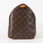 Authentic Louis Vuitton Monogram Speedy 40 M41522 Hand Boston Bag 03E079020011