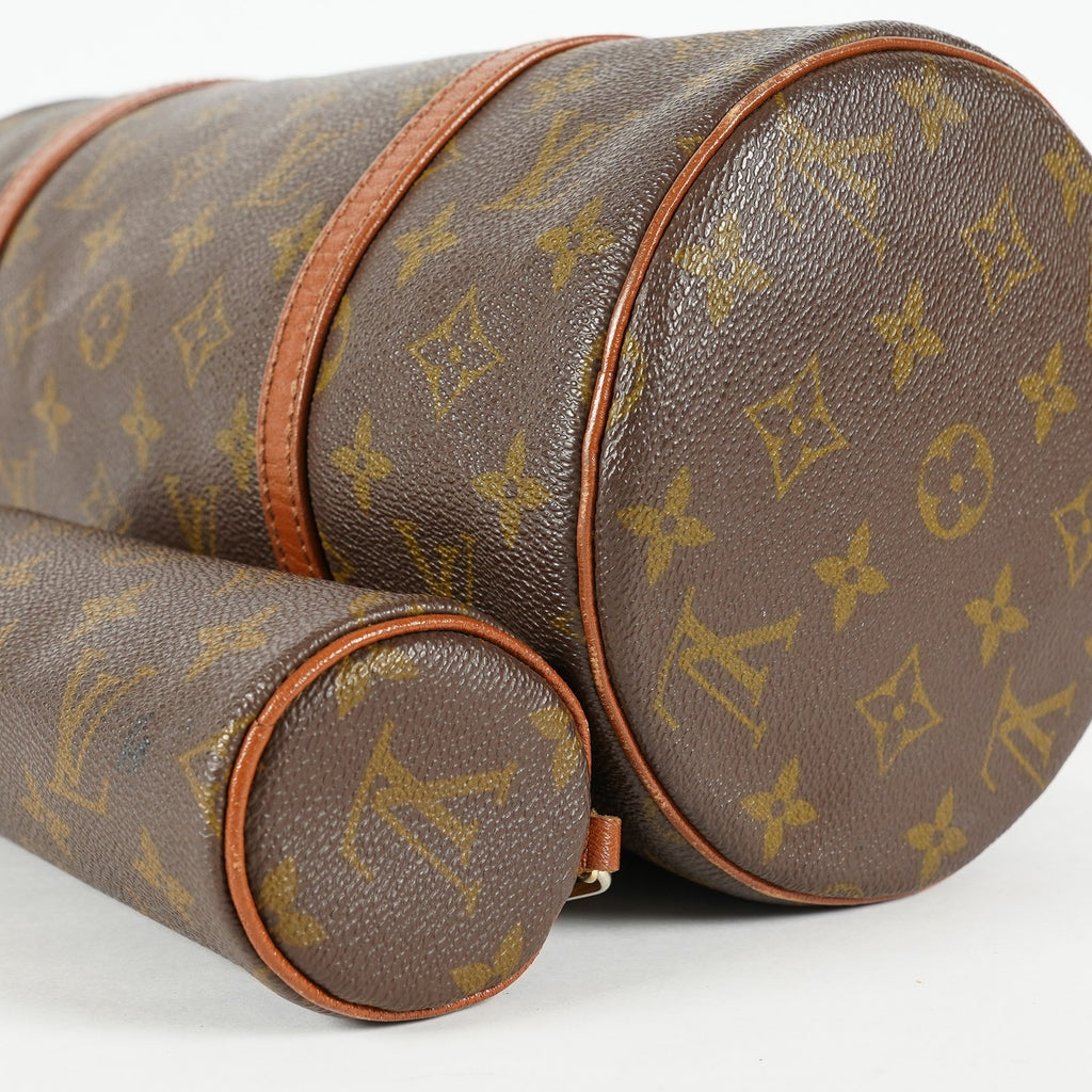 Louis Vuitton Papillon 30 M51385 Monogram Canvas Brown Barrel Bag 09E094180011