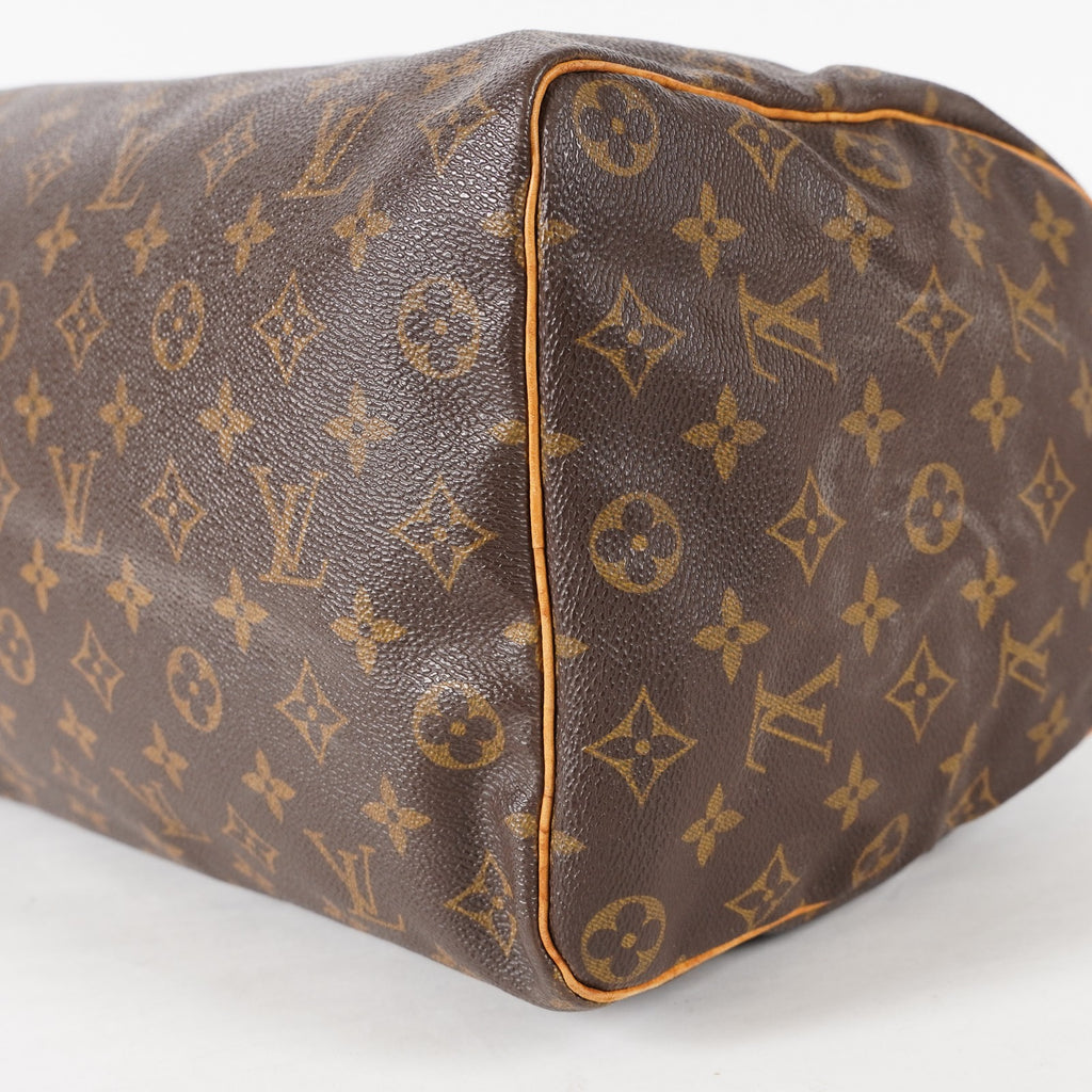 Authentic Louis Vuitton Monogram Speedy 35 M41524 Handbag 02A186463611