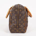 Louis Vuitton Monogram Deauville M47270 Hand Bag Brown Used 07E262750001