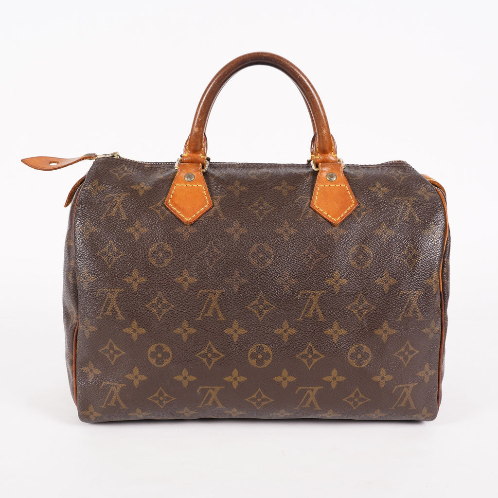 Authentic Louis Vuitton Monogram Speedy 30 Handbag vintage M41526 06E124290027