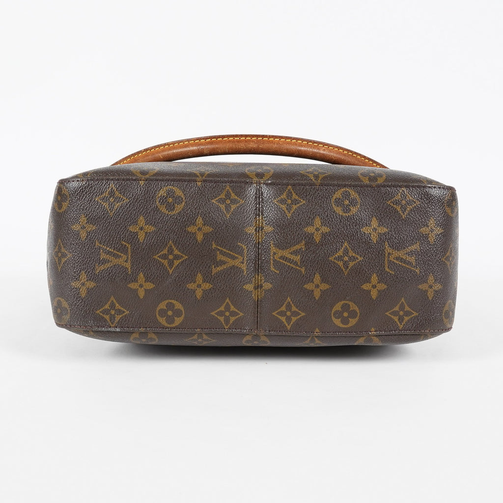 Louis Vuitton Looping GM Monogram Brown Shoulder Bag M51145 Vintage 07E163300012