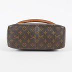 Louis Vuitton Looping GM Monogram Brown Shoulder Bag M51145 Vintage 07E163300012