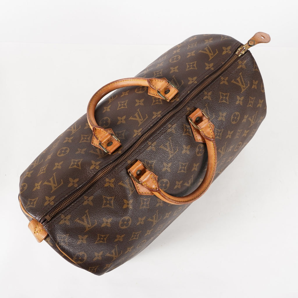 Authentic Louis Vuitton Monogram Speedy 40 M41522 Hand Boston Bag 03E476380011