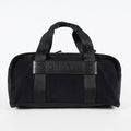 CHANEL Sports Line Boston Bag 40cm Black Canvas Used Vintage Duffle 07E186930027