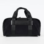 CHANEL Sports Line Boston Bag 40cm Black Canvas Used Vintage Duffle 07E186930027