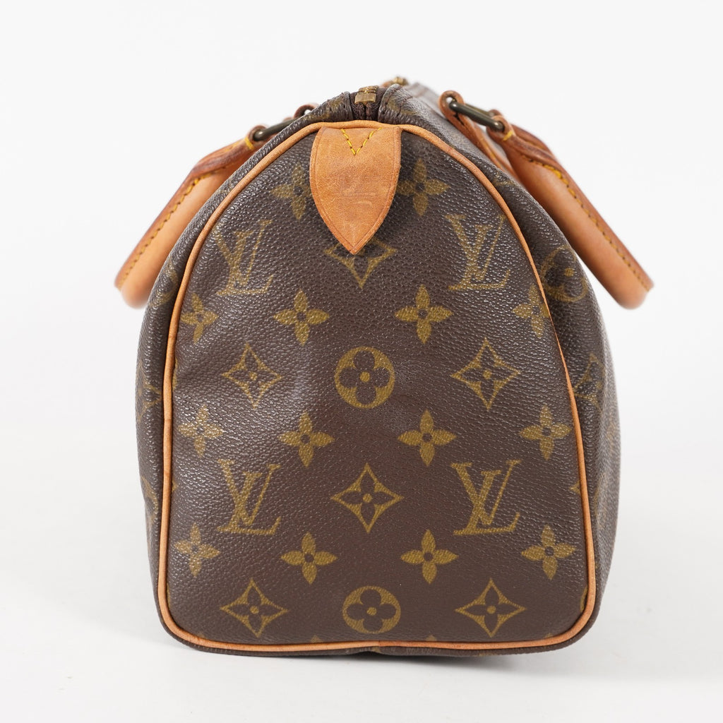 Authentic Louis Vuitton Monogram Speedy 25 Handbag  M41528 vintage 03E4910120011