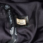 CHANEL Sports Line Boston Bag 40cm Black Canvas Used Vintage Duffle 07E186930027