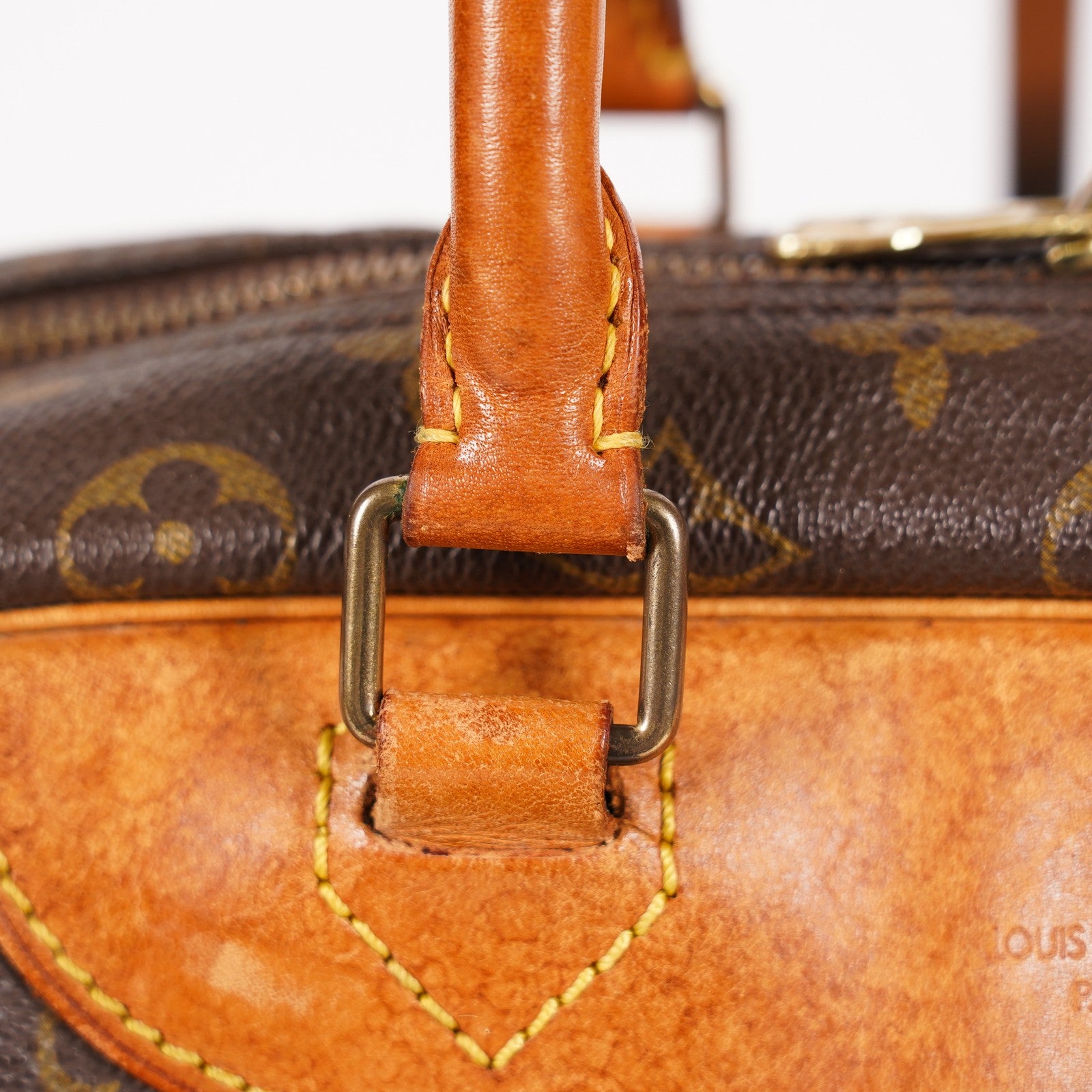LOUIS VUITTON Deauville Handbag M47270 Monogram canvas Brown 06E092860019