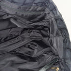 Chanel New Travel Line Tote Bag MM Black Nylon Leather Gold HW Used 08E191155007