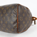 Louis Vuitton Speedy 25 M41528 Monogram Brown Boston Hand Bag Used 07E216490015