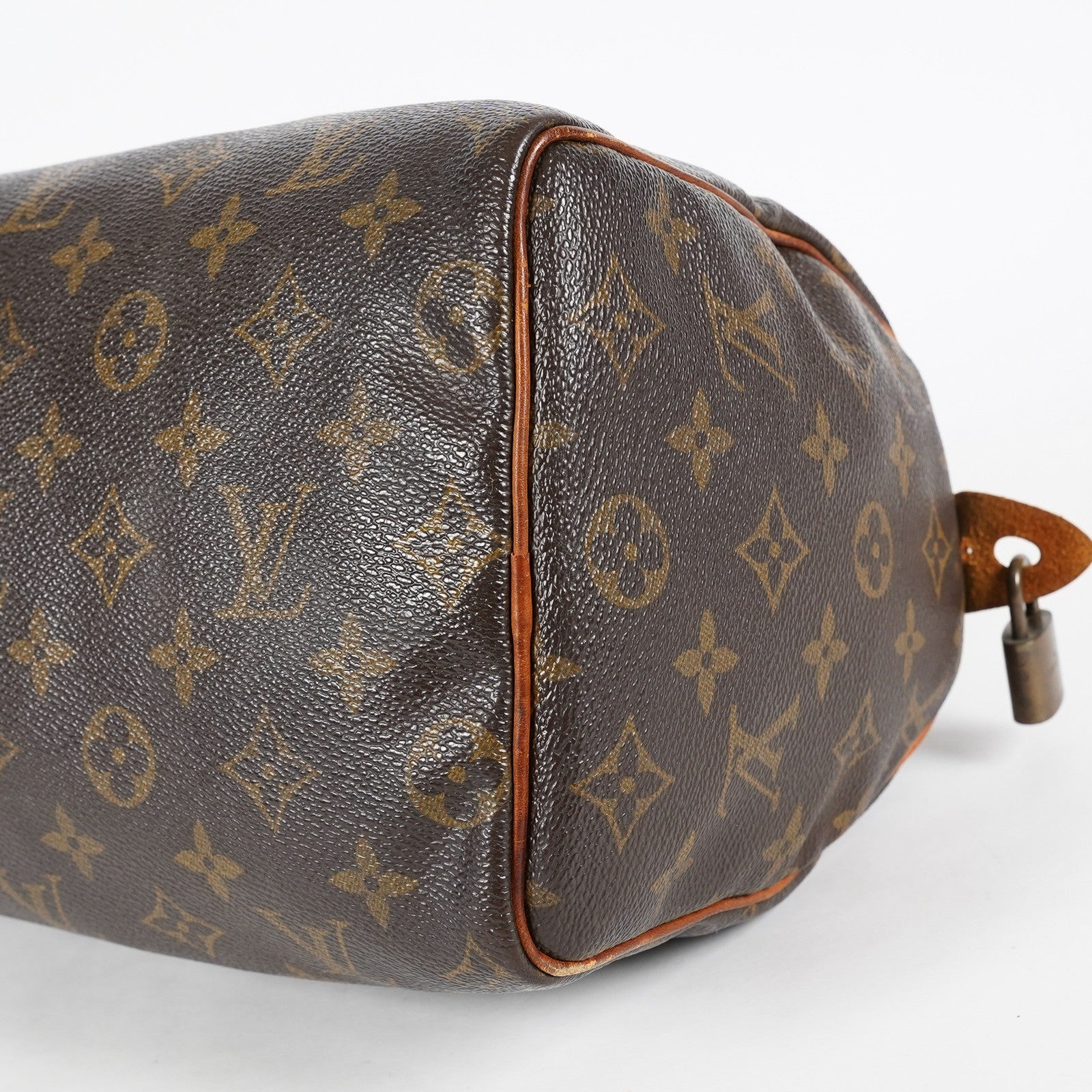 Louis Vuitton Speedy 25 M41528 Monogram Brown Boston Hand Bag Used 07E216490015