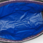 Gucci GG Supreme Clutch Bag 29cm Navy Canvas Leather Used Auth 09E20935010