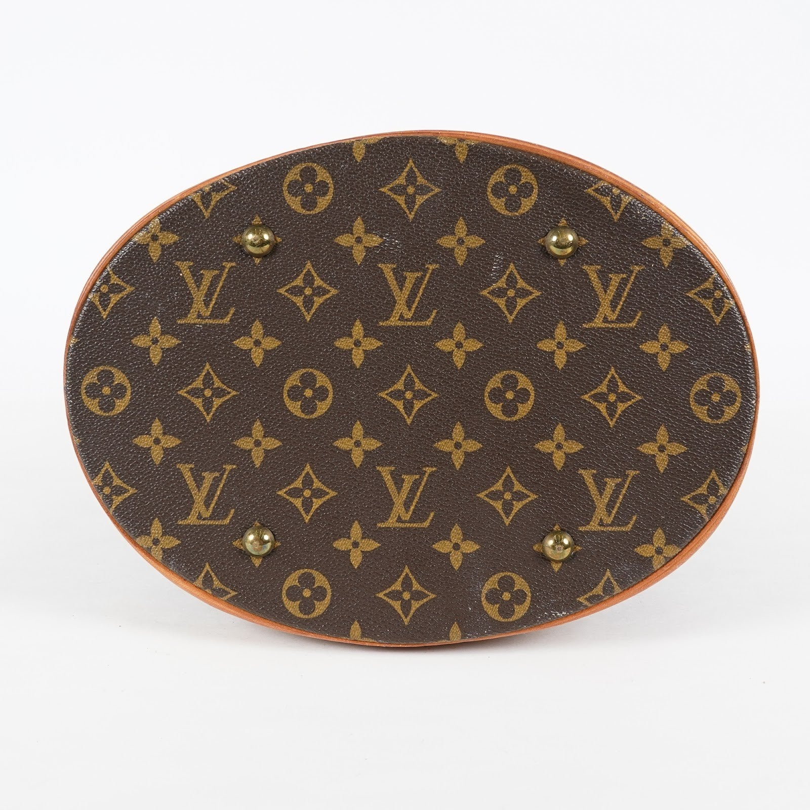 Louis Vuitton Bucket GM M42236 Monogram Canvas Brown Tote Bag Used 08E192750010