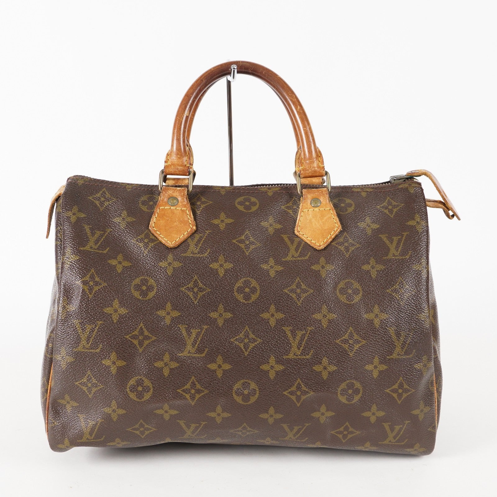 Authentic Louis Vuitton Monogram Speedy 30 M41526 Handbag vintage 01E134950005