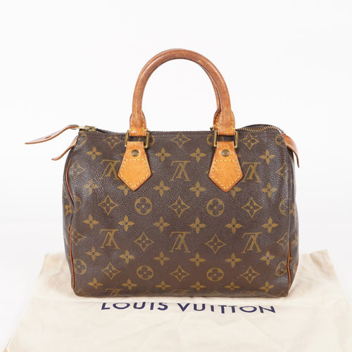 Authentic Louis Vuitton Monogram Speedy 25 Handbag vintage M41528 06E447370010