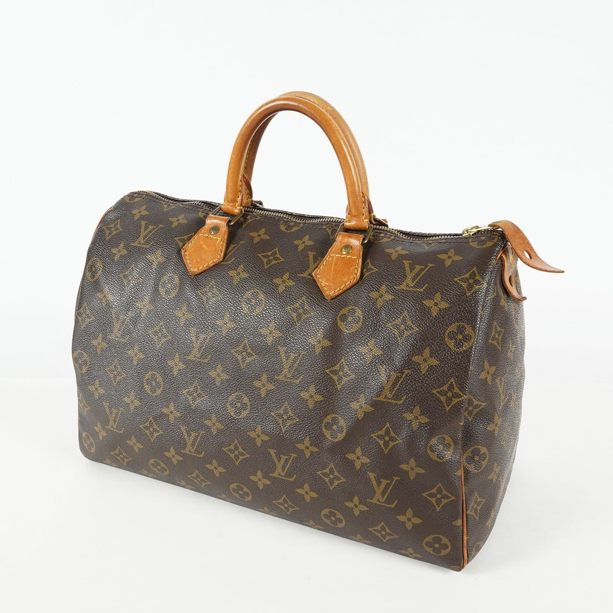 Louis Vuitton Speedy 35 M41524 Monogram Canvas Brown Used Handbag 04A295948807