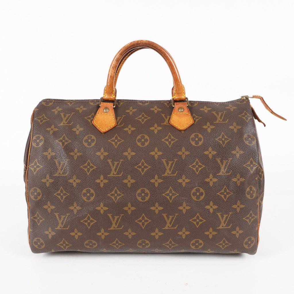 Authentic Louis Vuitton Monogram Speedy 35 Handbag vintage M41524 06E386050002