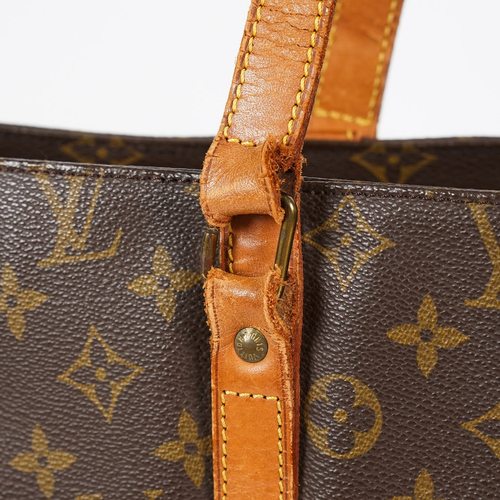 Louis Vuitton Sac Shopping Monogram Tote Brown Used vintage M51108 08M392492617