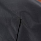 Longchamp Le Pliage Top Handle Tote Bag Black Nylon Leather M Used 08A261045003