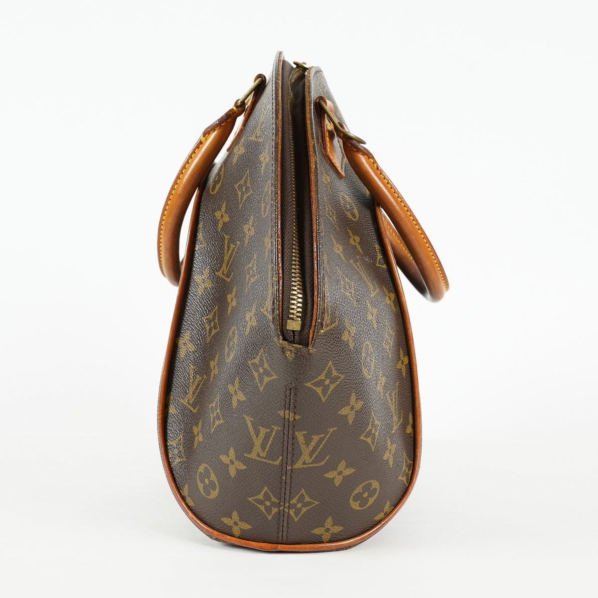 Louis Vuitton Ellipse MM M51126 Monogram Canvas Brown Used Handbag 09A053775209