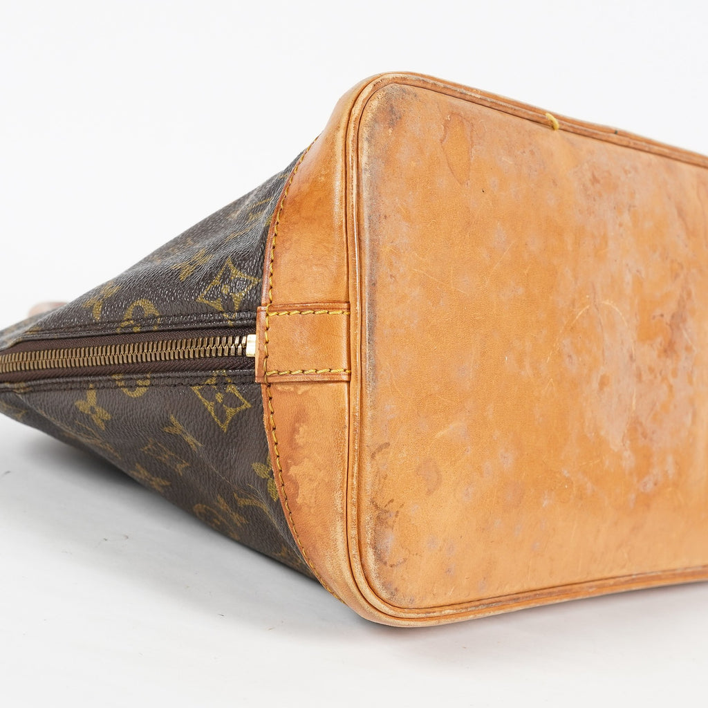 Louis Vuitton Alma PM M51130 Monogram Canvas Brown Bag Used Vintage 08A103088803