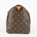 Louis Vuitton Speedy 30 M41526 Monogram Canvas Brown Used Handbag 09M465665008