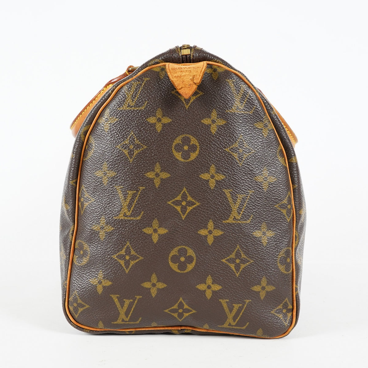 Louis Vuitton Speedy 30 M41526 Monogram Canvas Brown Used Handbag 09M465665008