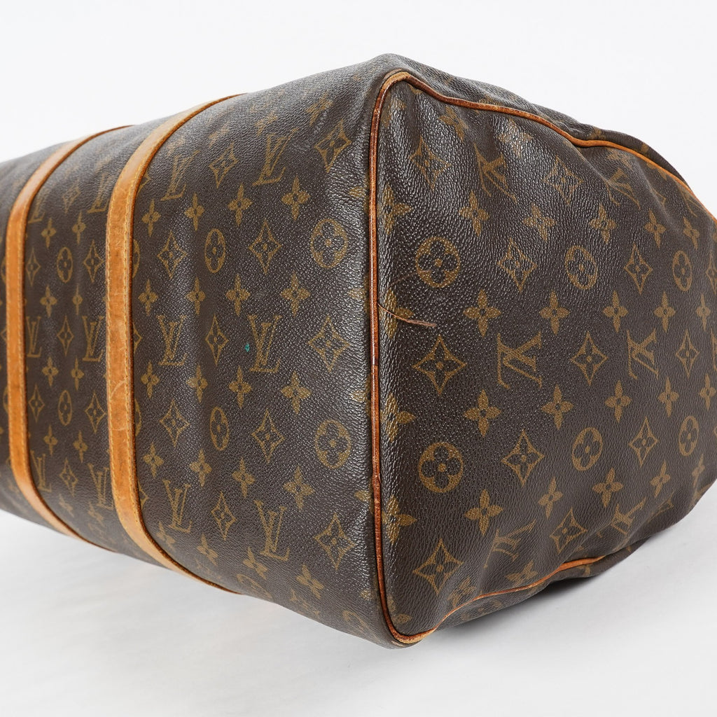 Louis Vuitton Keepall 50 Monogram Brown Duffle Bag M41426 Used 08E163630007