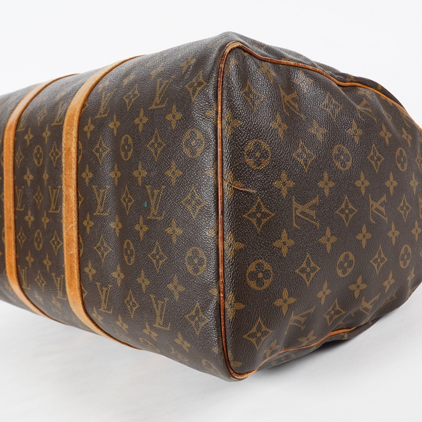 Louis Vuitton Keepall 50 Monogram Brown Duffle Bag M41426 Used 08E163630007