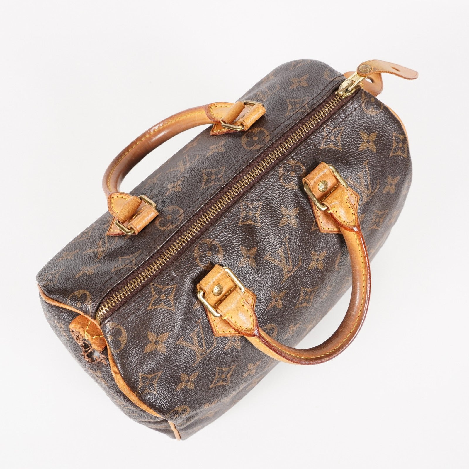Authentic Louis Vuitton Monogram Speedy 25 Handbag vintage M41528 06E365940017