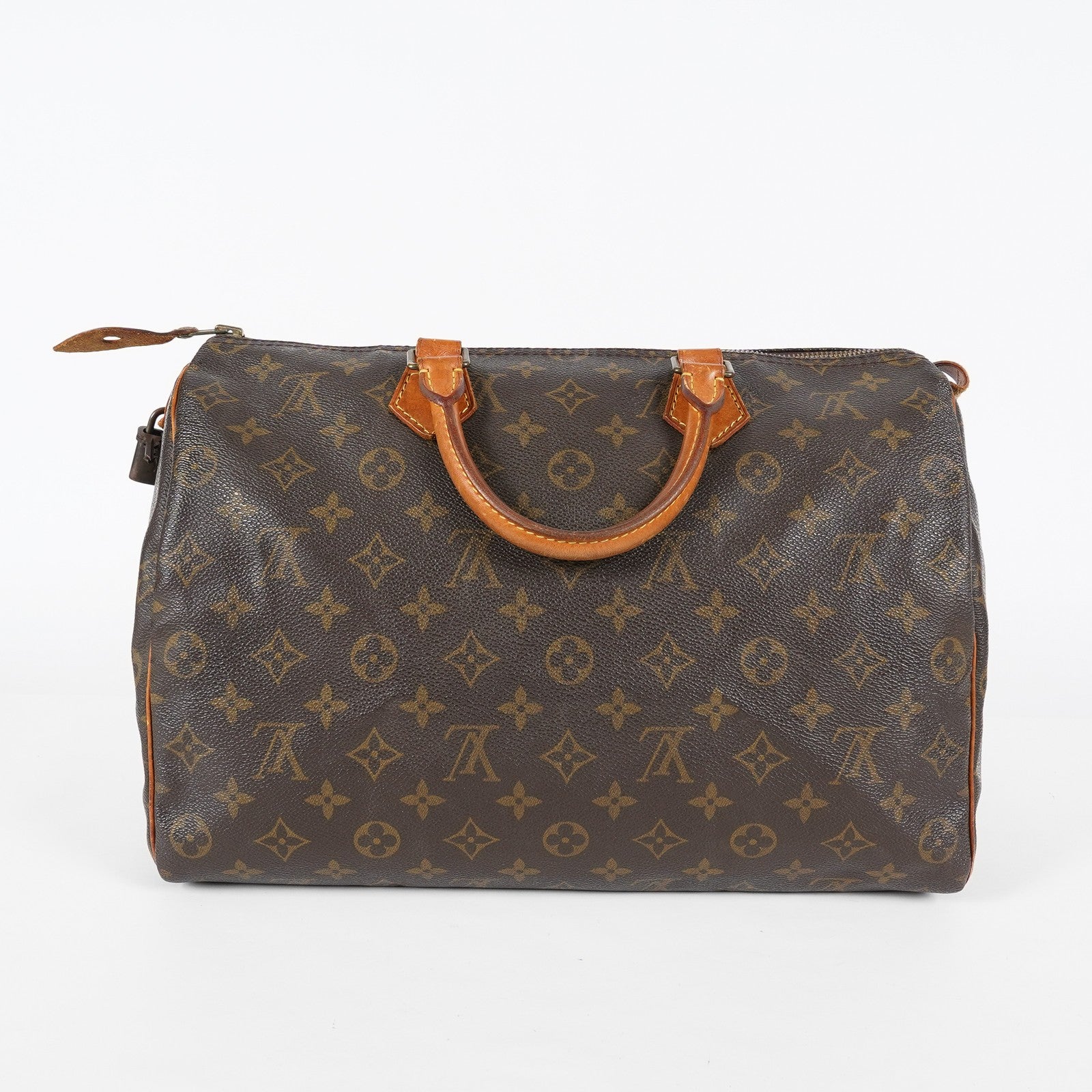 Louis Vuitton Speedy 35 M41524 Monogram Canvas Brown Used Hand Bag 07A235148031