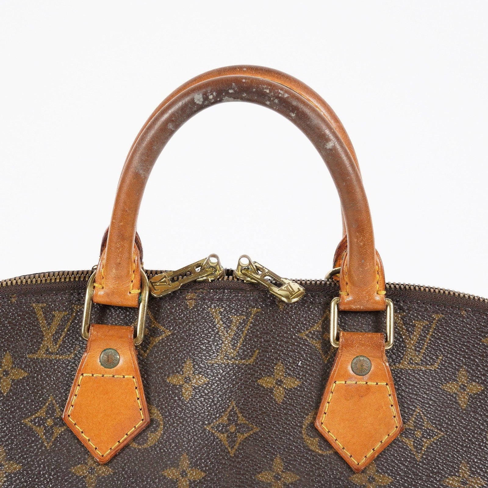 Louis Vuitton Alma PM M51130 Monogram Canvas Brown Handbag Vintage 08A333088803