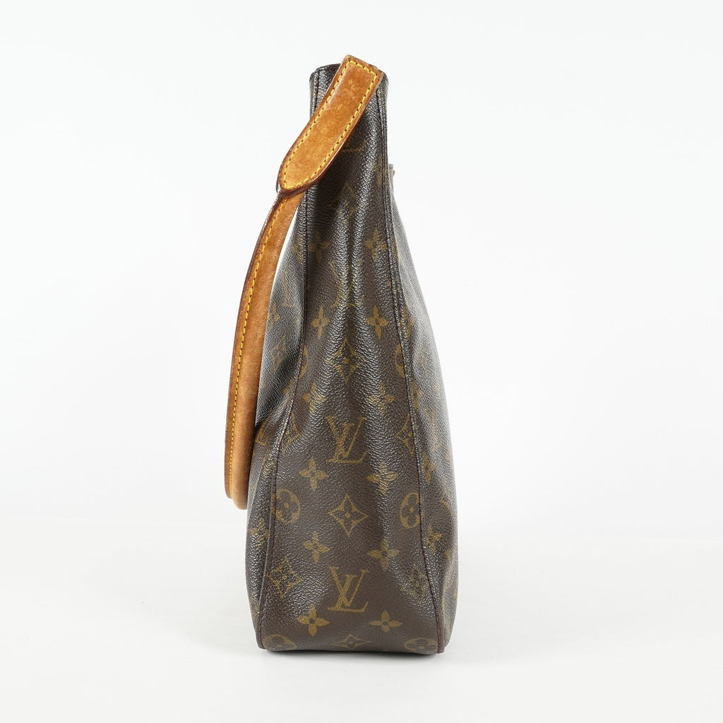 Louis Vuitton Looping GM M51145 Monogram Canvas Brown Shoulder Bag 09E183410010