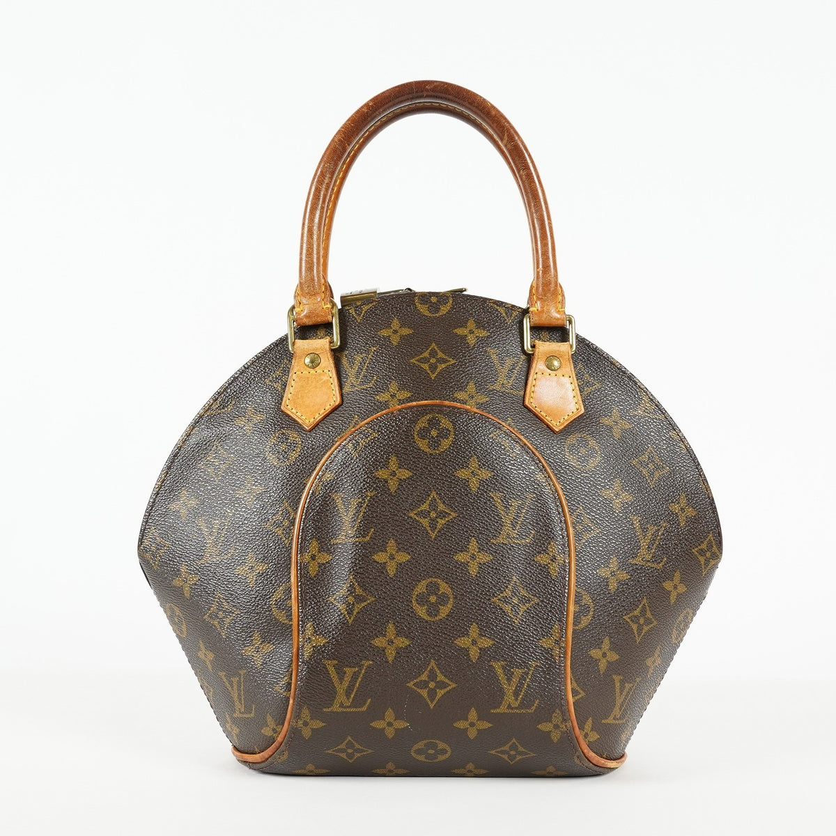 Louis Vuitton Ellipse PM M51127 Monogram Canvas Brown Used Handbag 09A024061209