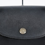 Longchamp Le Pliage 2Way Top Handle Bag 28cm Black Nylon Used 08E141320007