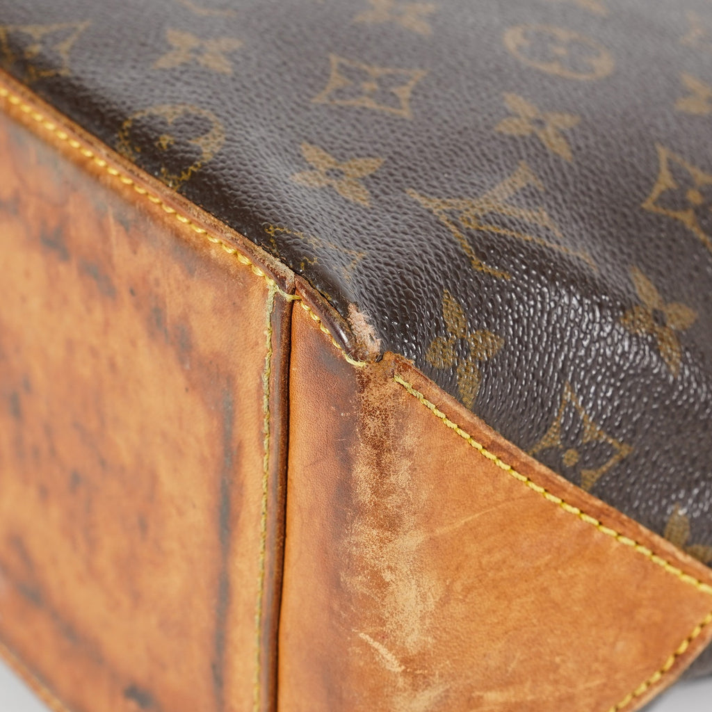 Louis Vuitton Cabas Piano Tote M51148 Monogram Canvas Brown Used 08E072310008