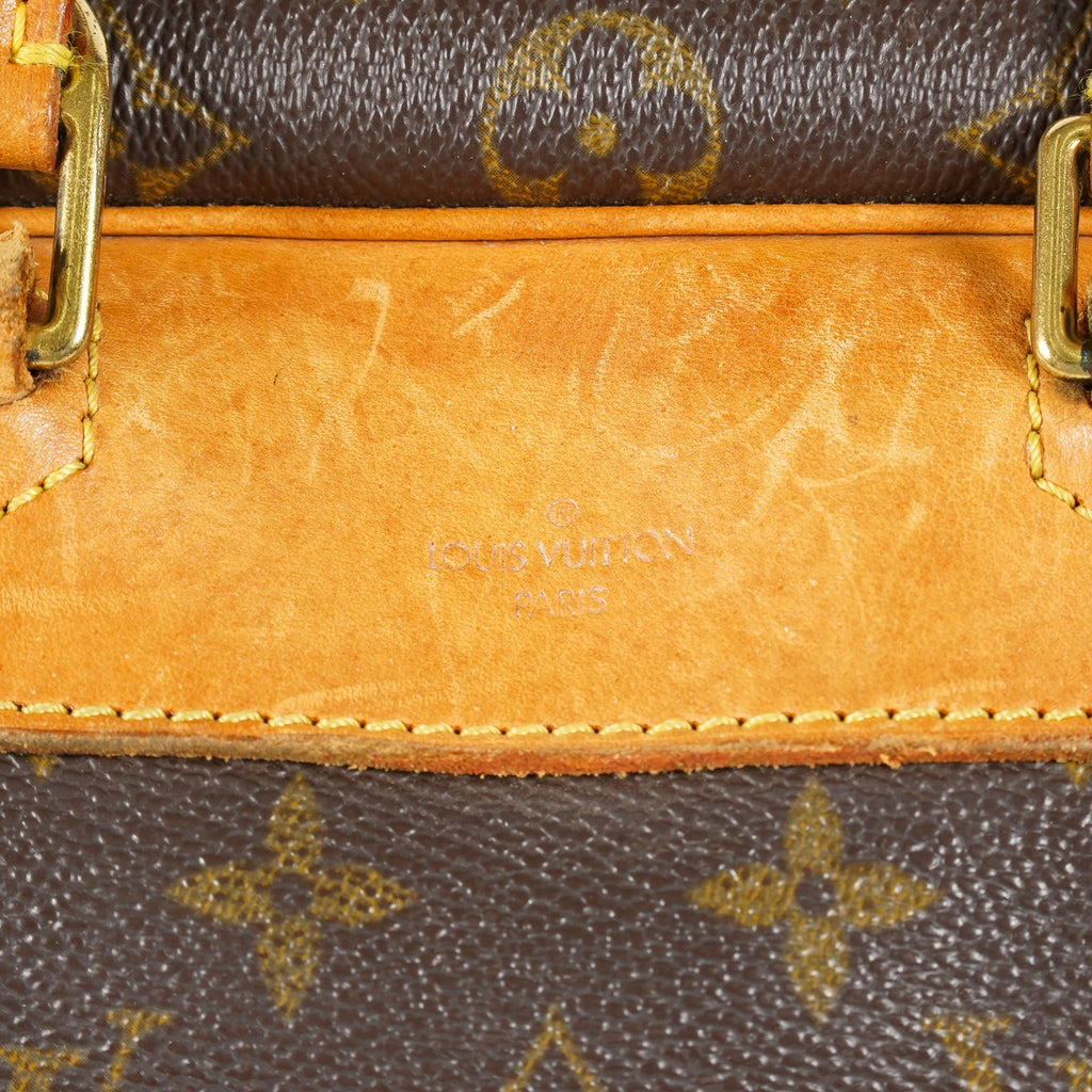 Louis Vuitton Deauville M47270 Monogram Canvas Brown Used Handbag 09M452945808