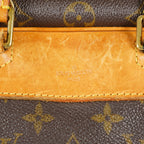 Louis Vuitton Deauville M47270 Monogram Canvas Brown Used Handbag 09M452945808