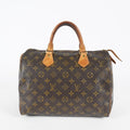 Louis Vuitton Speedy 30 M41526 Monogram Canvas Hand Boston Bag Used 08E135060007
